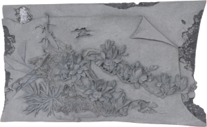 Mantis & PeonyCreated and designed by Jingcong HuangCarved on Stone